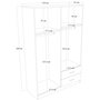 Hanah Home Yaman 1600-033 Blanco mate